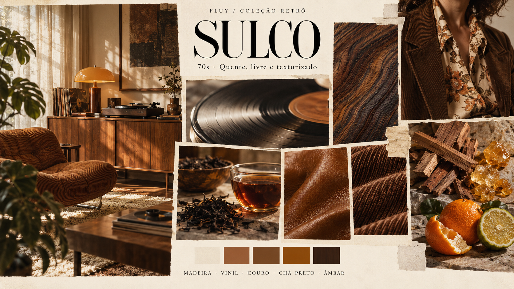 Moodboard conceitual SULCO